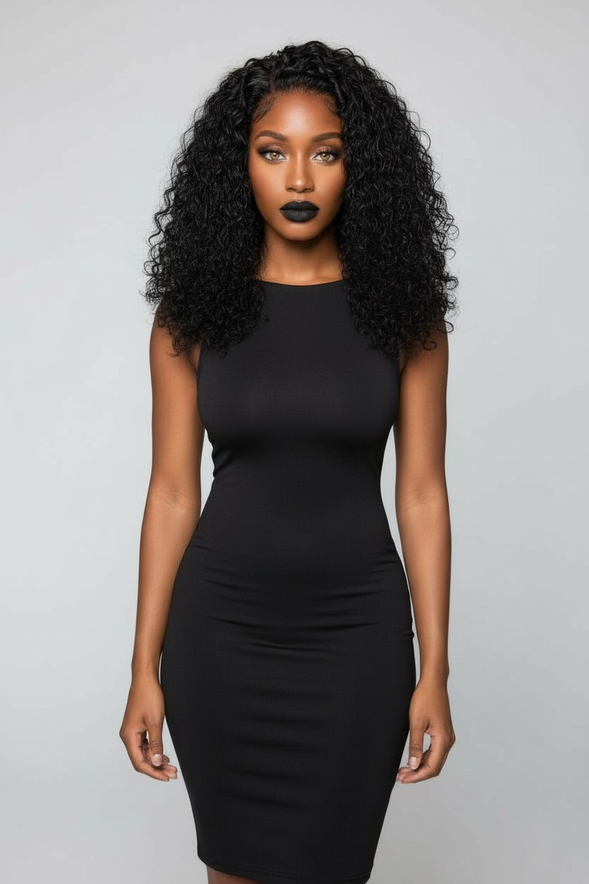 Raw Hair luxury- Water wave - 14"- HD Lace - 200% Density