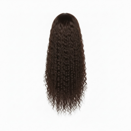 Raw Hair Luxury – Spanish Curly Brun – 26” – HD Lace – 200% Density