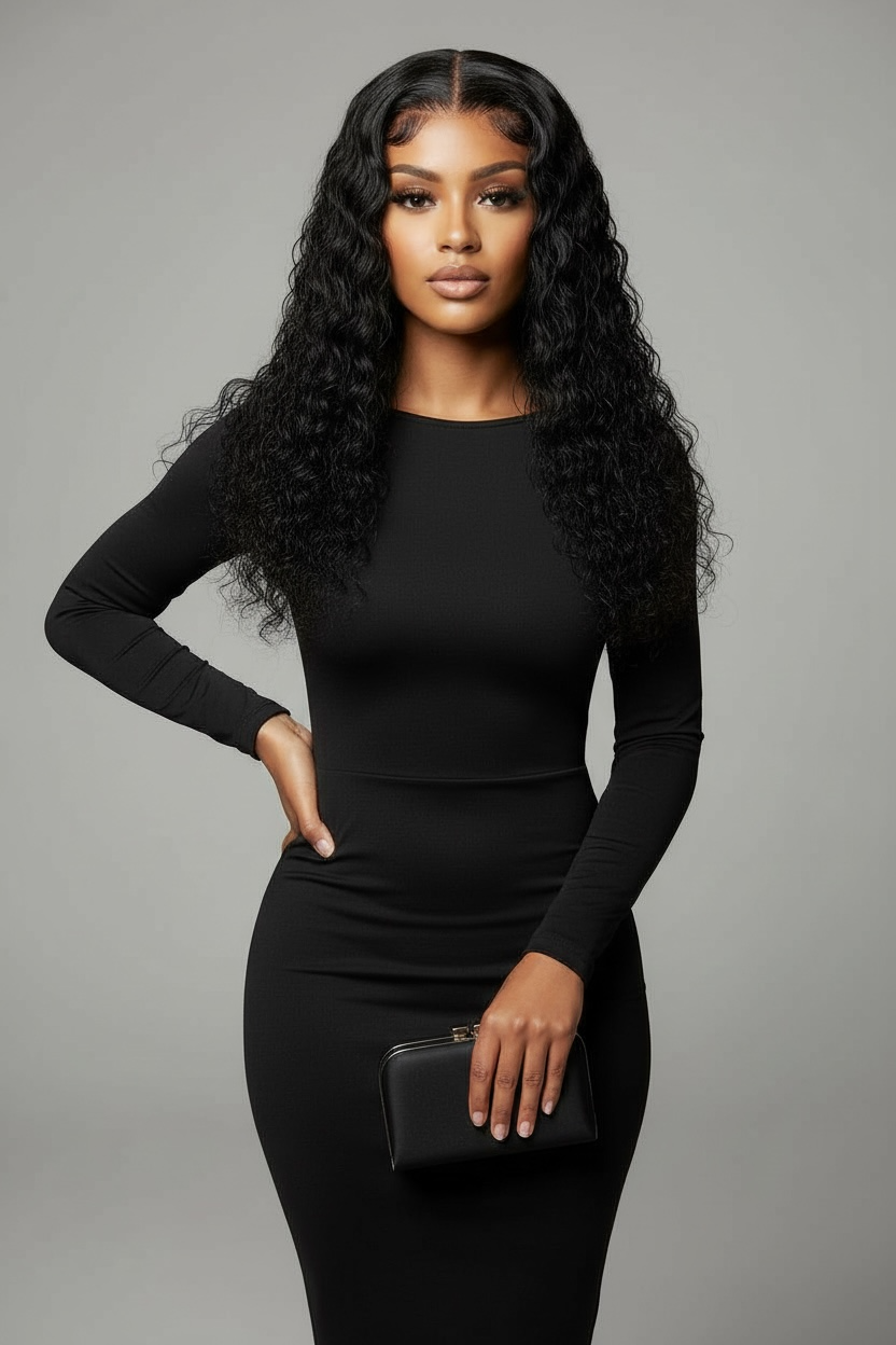 Raw Hair Luxury – Deep Wave – 20” – HD Lace – 200% Density