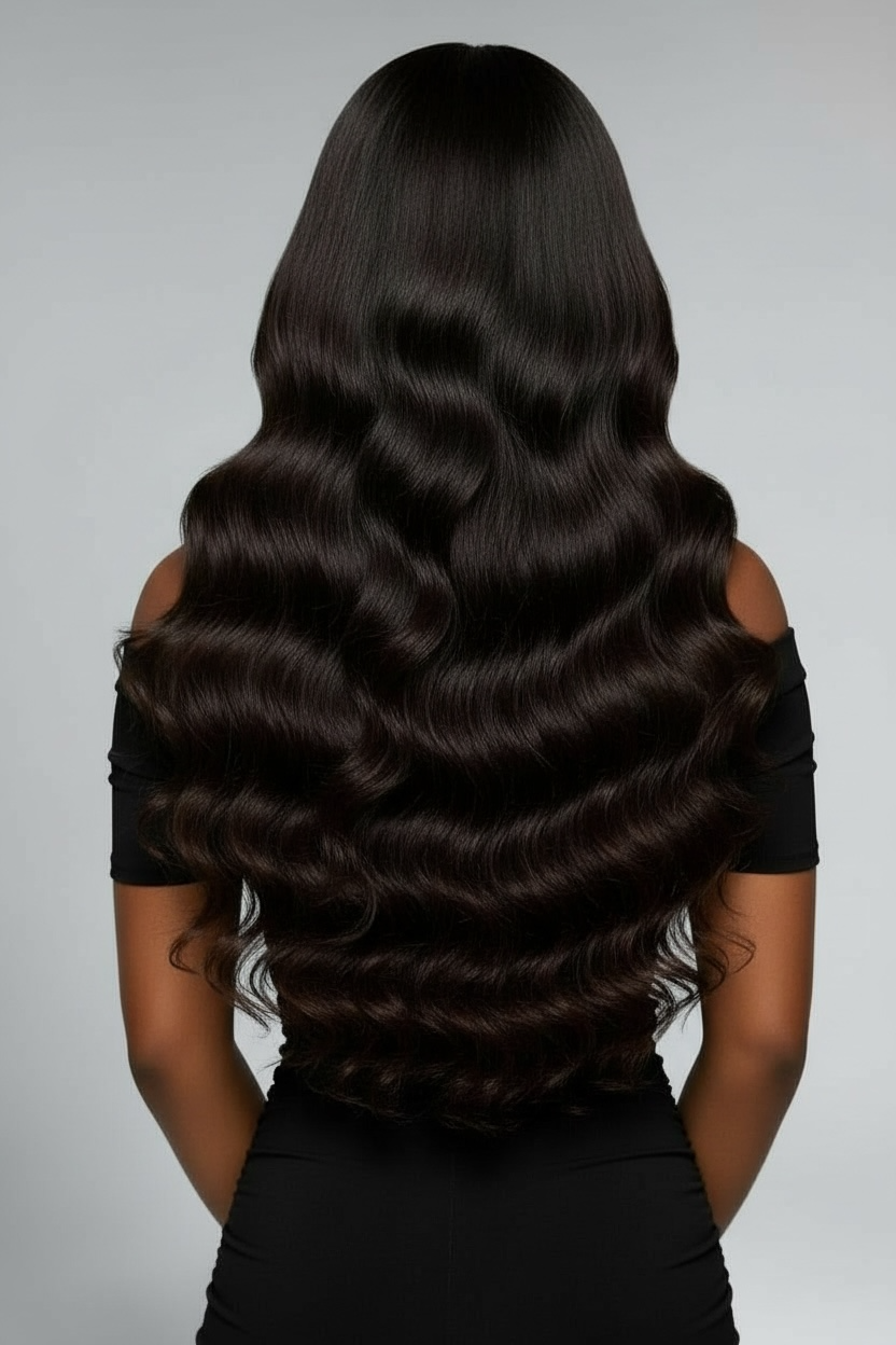 Raw Hair Body wave luxury - 30" - HD Lace - 200% Density